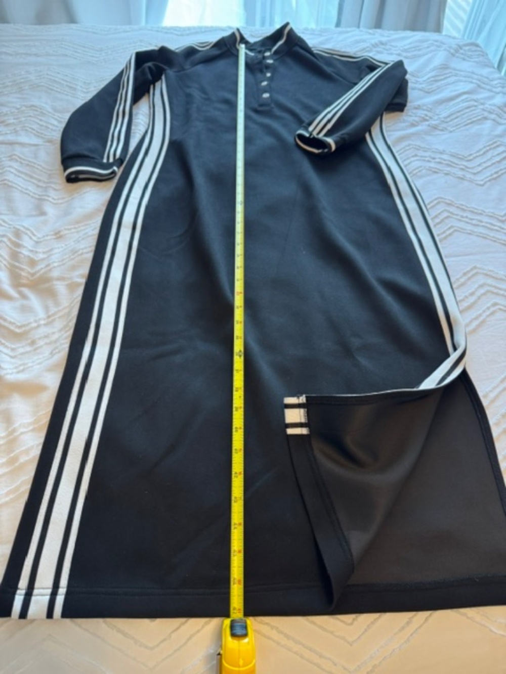 Modesees Black & White Midi Dress - Size M